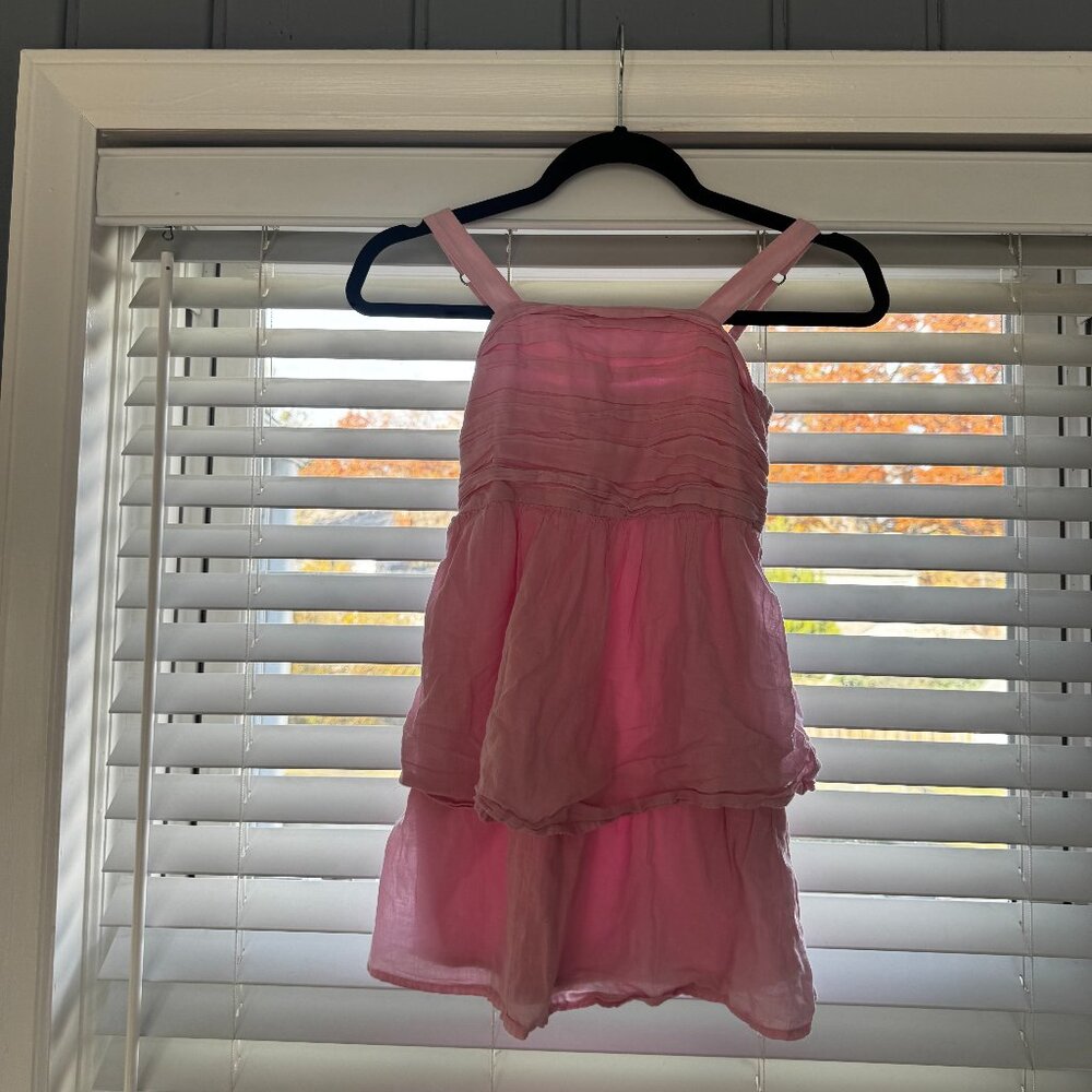 Girls pink Abercrombie dress sz 7/8